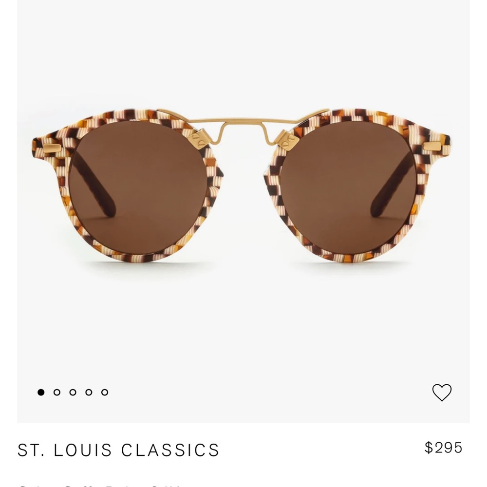 KREWE Sunglasses - St. Louis Classic in Caffe Dolce 24K